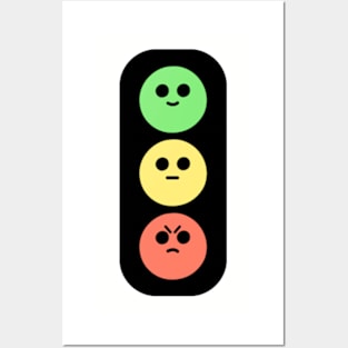 Traffic Light Emotions Posters and Art